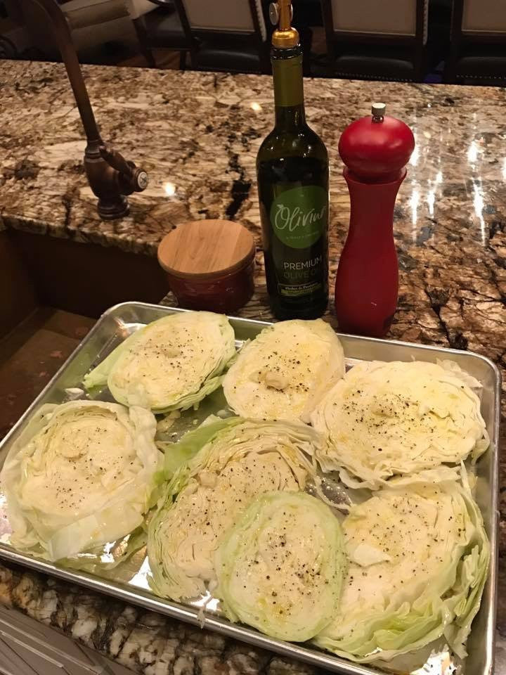 Oven Roasted Cabbage Steaks